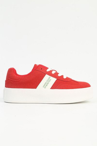Benetton Red Women's Sneakers - Imported Bni-11241