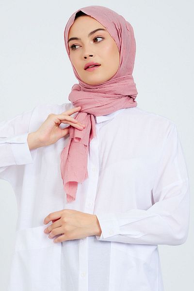 m moon scarf Premium Bamboo Shawl “Powder”