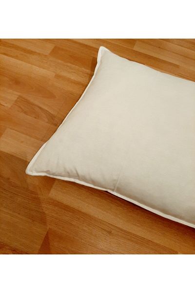 Gelincik Çeyiz Long Pillow 50 X 140 Cm. 100% Cotton Fabric with Bead Silicone Filling.