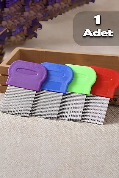 COZY SENSE Lice Flea Comb Hair Cleaning Brush with Handle Hair Care Comb for Cat Dog Hair Collection Flea Powder