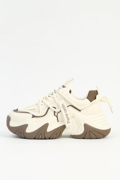 Pierre Cardin Beige Women's Sneakers - Imported Pci-11131