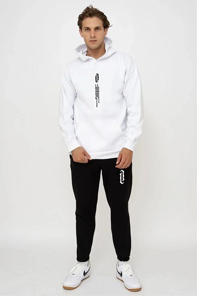 Wish BF Vertical Printed Raised Tracksuit Set