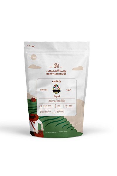 roasting house COFFEE BEAN ROASTING HOUSE ETHIOPIA KEDIDA 227G