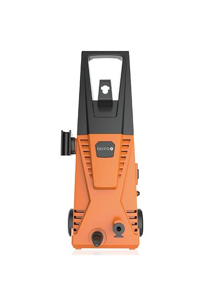 DOTS High-Pressure Car Wash Machine - 1700 Watt - Orange & Black