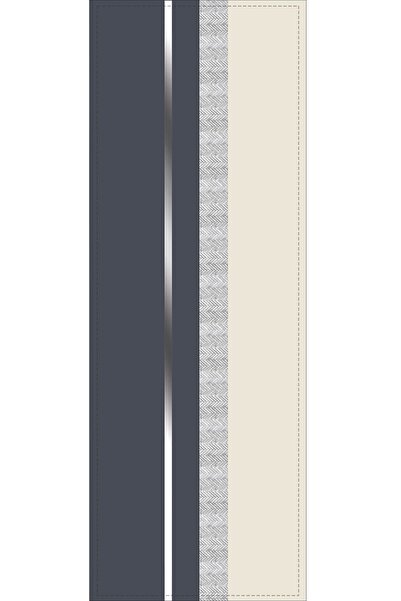 Viva Home Silver Antrasit Dokuma Leke Tutmaz Premium Tay Tüyü Kumaş Masa Örtüsü Runner 40x140cm Rnr569