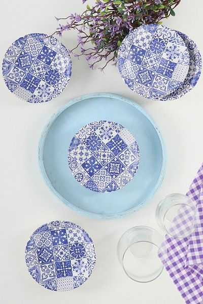 Keramika Blue Plaza Μπολ Σνακ/Μπολ 13 εκ. 6 Τεμάχια - 17926