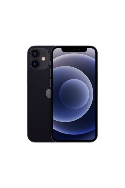 Apple Yenilenmiş iPhone 12 Mini 128 GB Siyah Cep Telefonu (12 Ay Garantili) -...