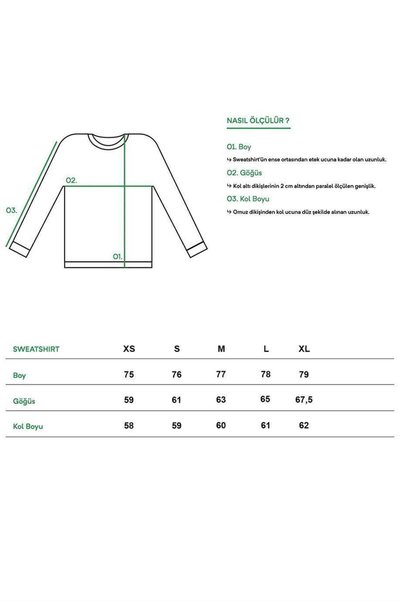 BRZ COLLECTION Unisex Oversize Basic Sweatshirt