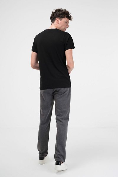 BRZ COLLECTION Metal Button Interlock Men's Trousers