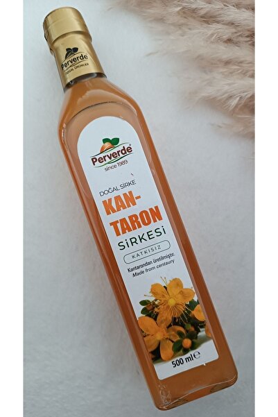 Perverde Kantaron Sirkesi Katkısız Doğal 500ml