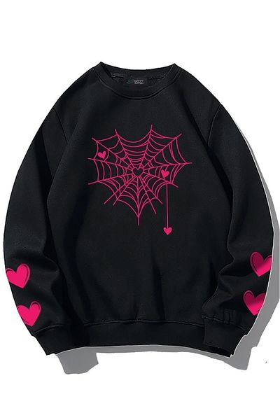 BRZ COLLECTION Hanorac oversize unisex Love Spider
