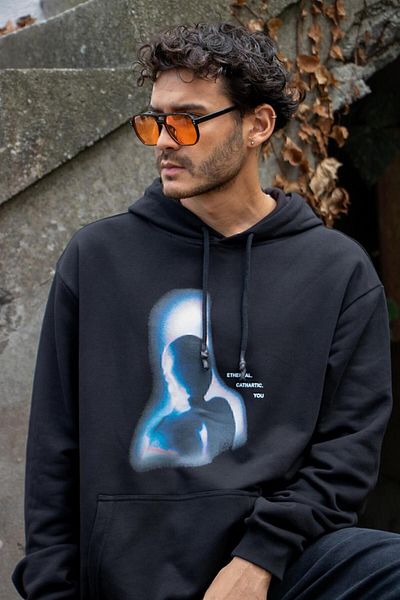 BRZ COLLECTION Unisex Oversize Etheral Hoodie