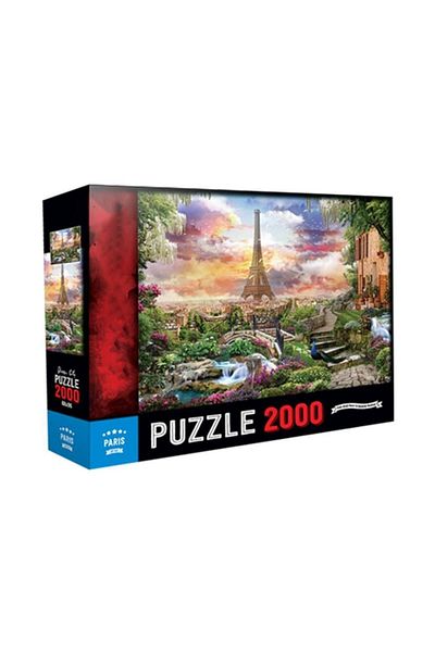 Blue Focus Paris Eiffel 2000 Piece Puzzle