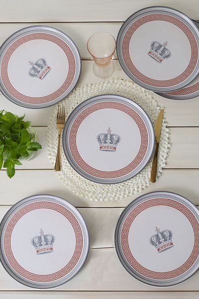 Keramika Royal Majesty Serving Plate 28 Cm 6 Pieces 21623