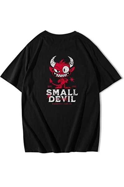 BRZ COLLECTION Tricou unisex oversize Little Devil