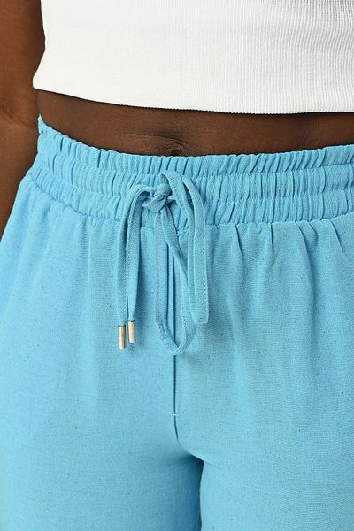 Orfeo Negro Women's Comfortable Fit - Solid Color Trousers with Elastic Waist