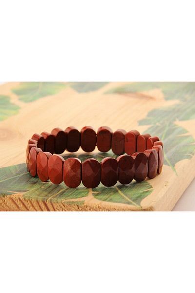 GİZEMLİ DOĞAL TAŞ Jasper Rolex Natural Stone Bracelet Handmade