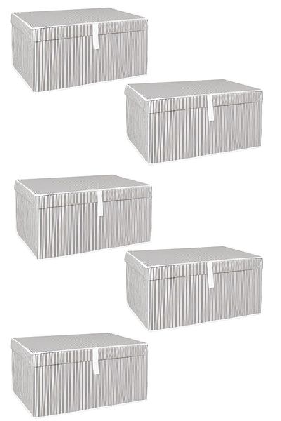 Emofom 5 Mega Folding Boxes - 60x40x30 CM, Θήκη πολλαπλών χρήσεων (μαξιλάρι, πάπλωμα και ρούχα)