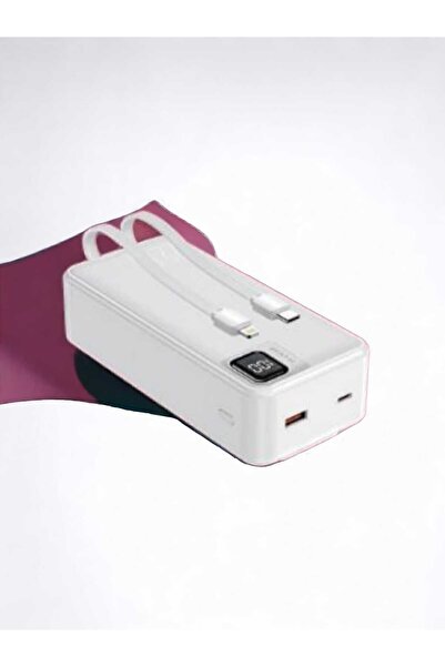 Kensa POWERBANK 30.000 mAh YENİ NESİL KENDİNDEN KABLOLU 22.5 W ULTRA HIZLI VE GÜÇLÜ PD QC 3.0