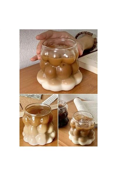 Keyfi Sepet Heat Resistant Shaped Borosilicate Cup - Coffee and Presentation Cup