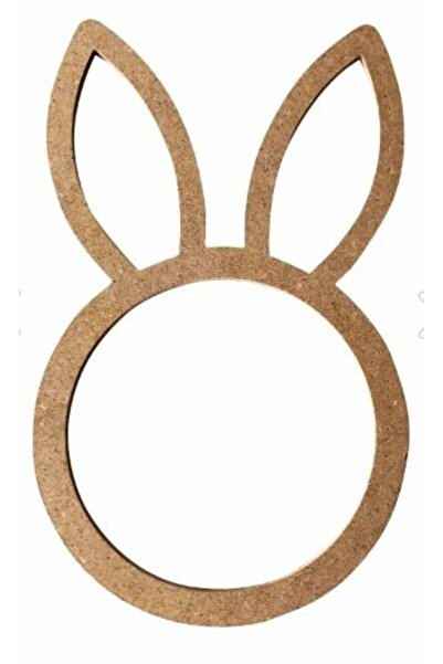 Sözen Home Design Tavşan Kulaklı Kasnak, Tavşan Kasnak 27x17 3mm Kalınlık Ham...