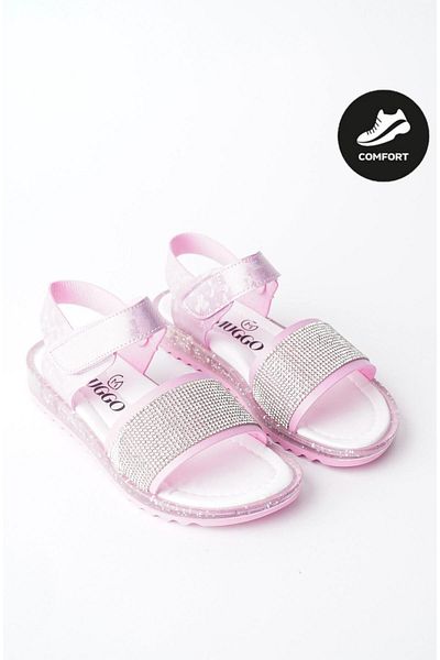 MUGGO Winnie Guaranteed Daily Orthopädische Mädchen-Sandalen mit leichter Sohle und Klettverschluss