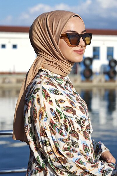 Şalland Шаль Vizon Rengi Penye