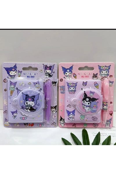 Meyra Accessories Sanrio Kawai Kromi Mini Notebook and Pen Luxury Cute Student Gift Set 1Pc