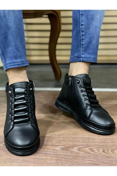 MUGGO Pánské zimní šněrovací boty se zipem Victor Guarantee