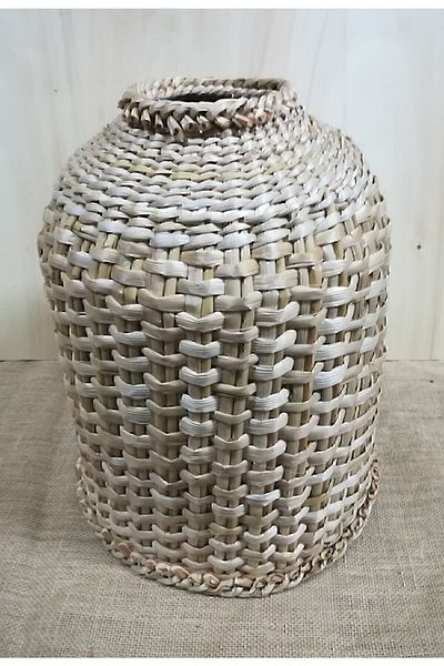 Sepetimde Καλάθι με ψάθινη θήκη Carboy