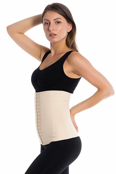 ELEGANCE KORSE Steel Underwire Latex Slimming Firming Postpartum Latex Corset Waist Postpartum Belly Corset
