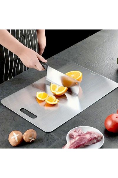 EMARBLE Stainless Steel Antibacterial High End Quality Cutting Board 1 Piece