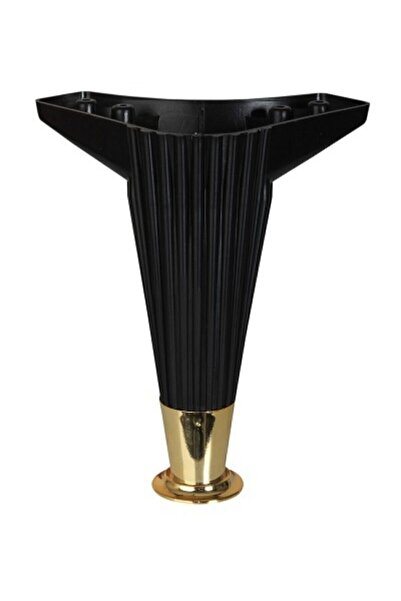 PVCBURADA Asian Striped 20 Cm Negru / Aur Picior de mobilier - Dulap, Canapea...