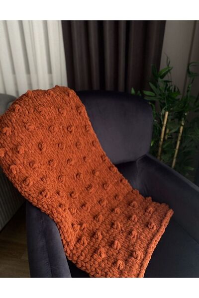 Tasarım Puffy bud patterned children&baby blanket