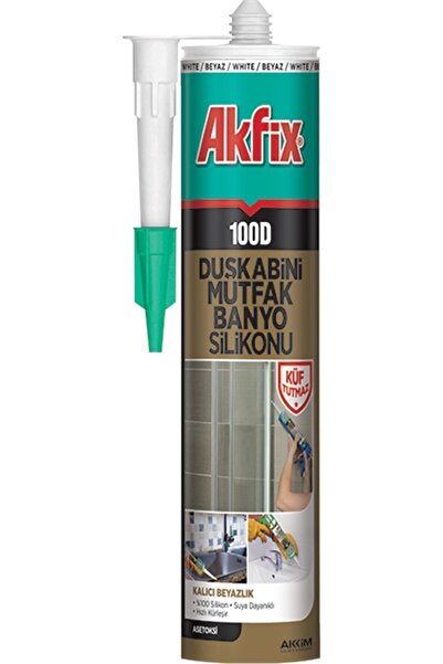 Akfix Duşakabin Silikonu Şeffaf 280 ml