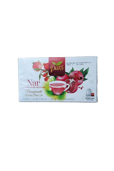 Pars 20 Pieces Pomegranate Tea Filtered Bags