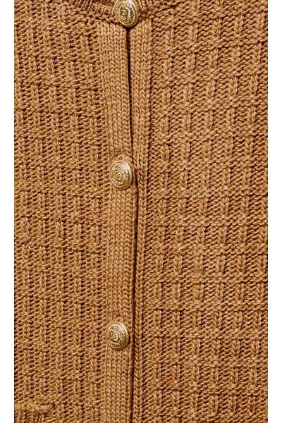 BUTİK MUSON Stylish Slim Fit Wool Cardigan with Belt and Pocket
