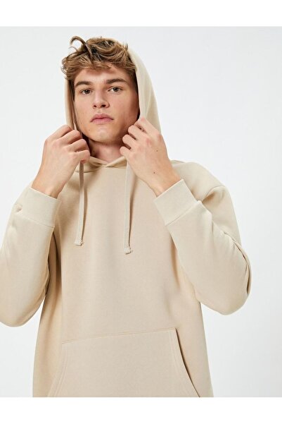 Koton Men's Kangaroo Pocket Sweat