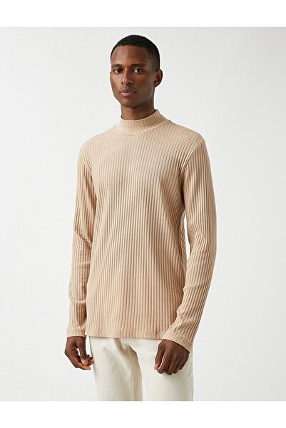 Koton Ανδρικό πουλόβερ με όρθιο γιακά