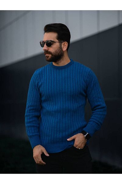 Gameyal Pulover pentru bărbați cu gât tricot