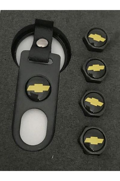 MR Chevrolet Valve Keychain with Lid - Chevrolet Keychain Valve