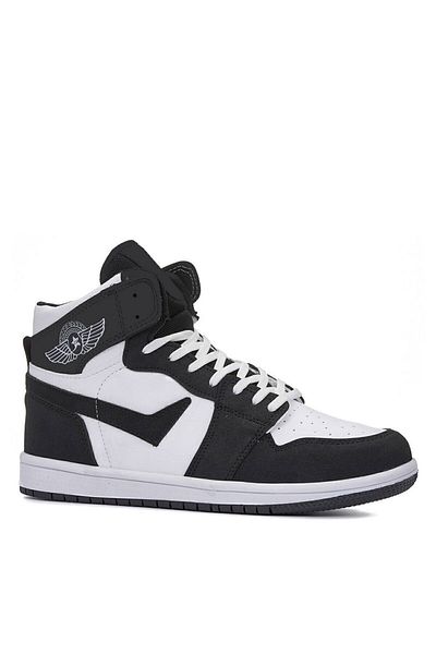 Lambırlent Ανδρικά δερμάτινα αθλητικά παπούτσια Casual Air High Top 4 Season Basket