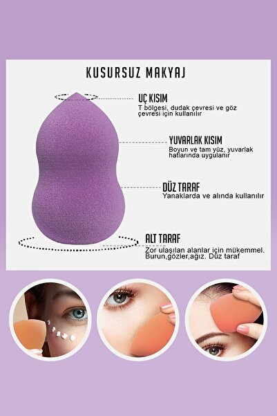 MUJGAN Armut Sünger Seti 4'lü