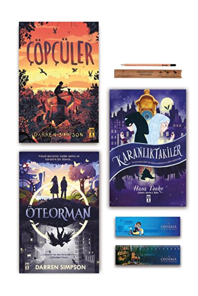 Genç Timaş Karanlıktakiler - Çöpçüler - Öteorman Set 3 Kitap