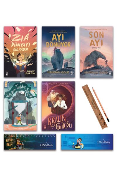 Genç Timaş Son Ayı - Kralın Gülüşü - Ayı Dönüyor - Zia Dünyayı Siliyor Set 5 ...