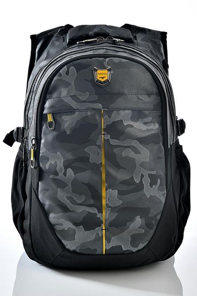 Relaxion Σχολική τσάντα 2235 Grey Camouflage - Casual Sports Travel Backpack