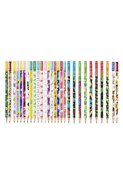 Fatih Rounds Patterned Pencil Set 12 Pieces - Pencil