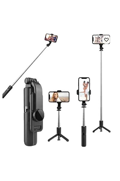 SMAYLİNG Kablosuz Stant Tripod Katlanabilir Uzatılabilir Selfi Çubuğu İOS&AND...