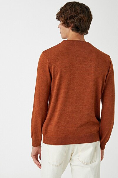 Koton Men's Gray Knitwear Sweater