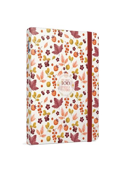 Gıpta 100 Things 17x24 120 Sheets Checkered Hard Cover Stitched Elastic Notebook